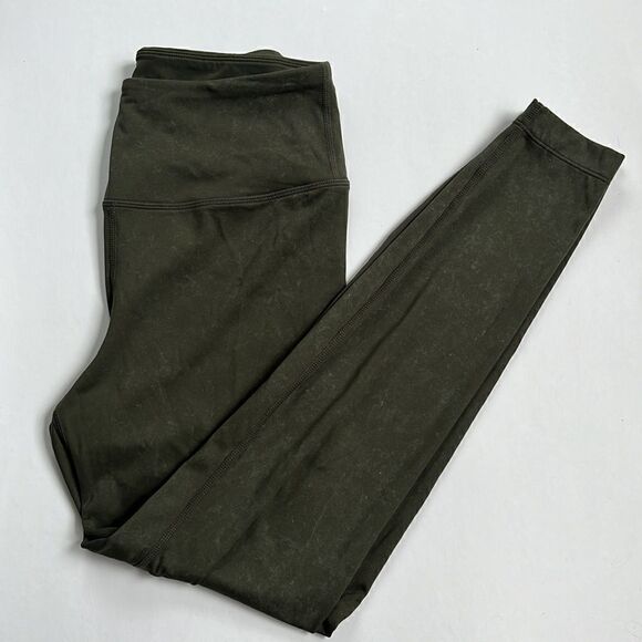 MPG Moss Green High Rise Leggings Small CloudFlex Compression Yoga Running - Picture 6 of 9